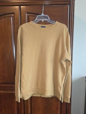 H&M Ribbed Coupe Standard Crewneck Sweatshirt